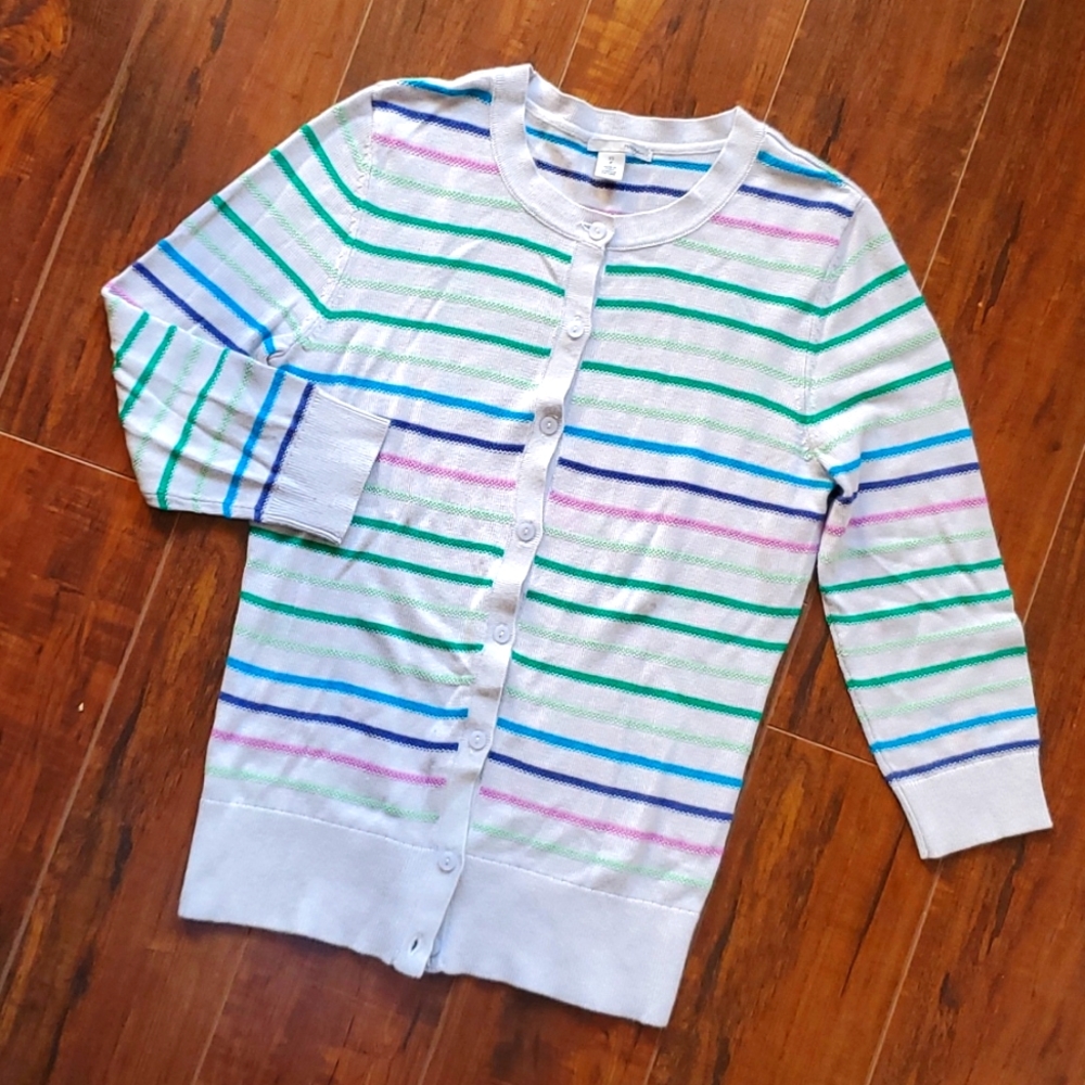 Nordstrom Halogen 3/4 Sleeve Cardigan
